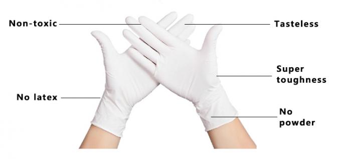 دستکش های پزشکی وینیل لاتکس یکبار مصرف ایمنی مقاوم در برابر لغزش