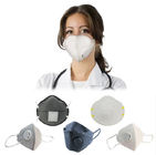 Skin friendly Foldable FFP2 Mask Dustproof Industrial Breathing Mask With Valve تامین کننده