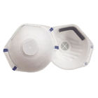 تنفس طراحی جام ماسک غیر بافته شده از گرد و غبار با استفاده از شیر OEM پذیرفته شده است تامین کننده
