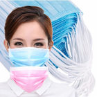 ماسک تنفسی یکبار مصرف سازگار با محیط زیست ، 3 ماسک صورت بافته نشده Ply تامین کننده