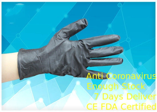 دستکش های ضد رنگ رنگی پزشکی ، پودر دستکش پزشکی نیتریل با طول 230 میلی متر رایگان تامین کننده