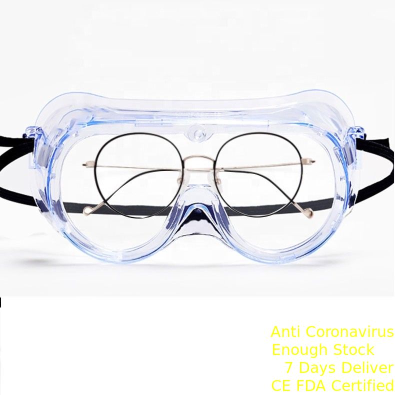 عینک ایمنی پزشکی کاملاً محصور از جلوگیری از ویروس قطره ای محافظ تامین کننده
