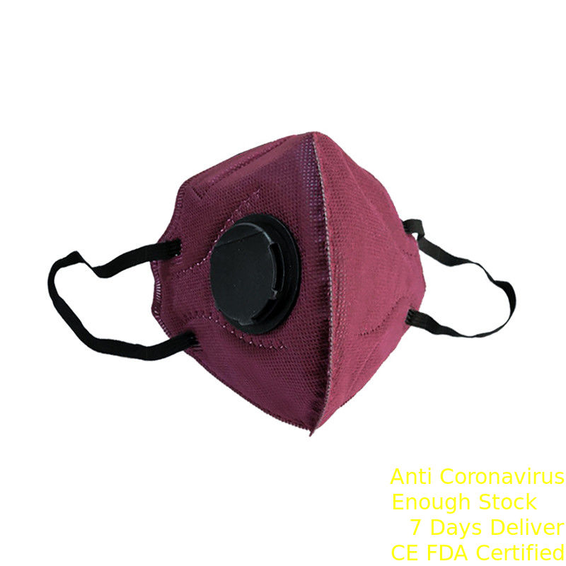 Anti Virus Foldable FFP2 Mask Vertical Fold Flat Breathing Filter Mask تامین کننده
