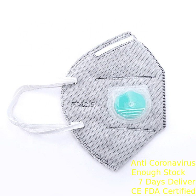Comfortable FFP2 Filter Mask , Disposable Dust Mask FFP2 With Valve تامین کننده