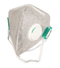 Activated Carbon FFP2 Respirator Mask 4 Layer Gray Color Non Stimulating تامین کننده