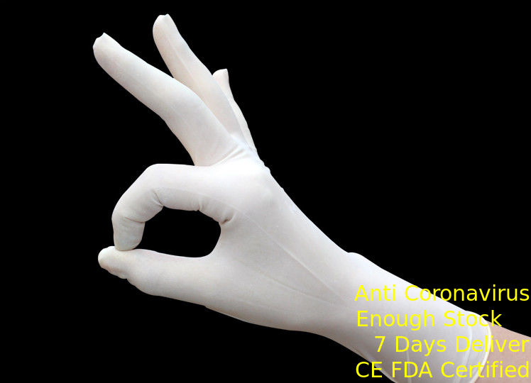 دستکش جراحی یکبار مصرف نرم محافظت از اسید بدون پودر مقاوم در برابر راحت تامین کننده
